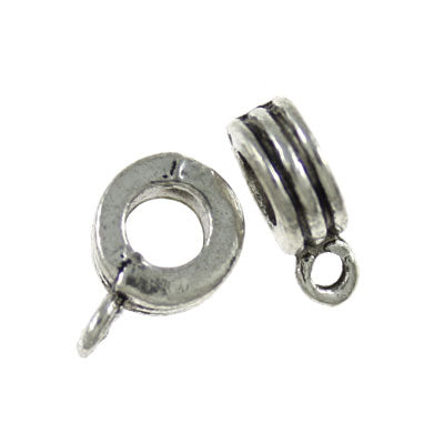 8 MM BAIL SILVER - 12 PCS