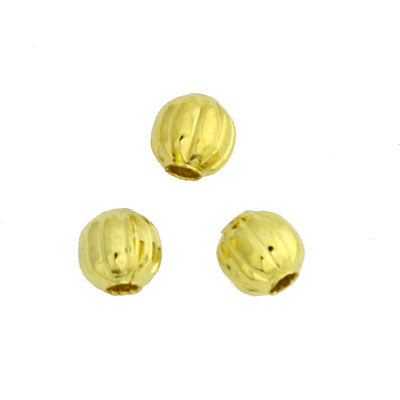 5 MM GOLD BEADS - 55 PCS
