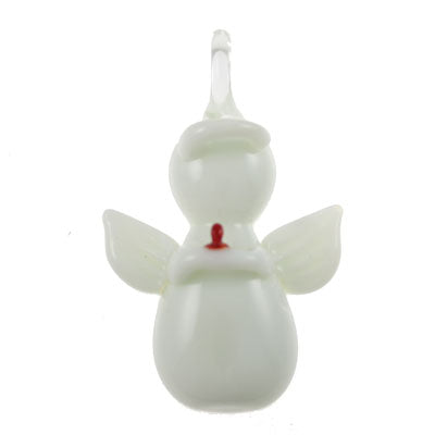 glass angel pendant 50x32 mm - 1 pc