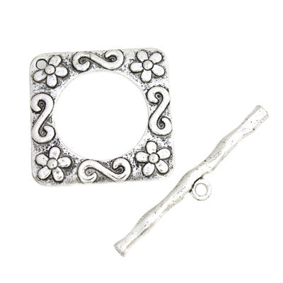 38 mm Silver Toggle - 2 sets