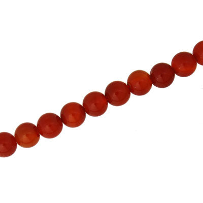 CARNELIAN ROUND 6 MM - APPROX - 66PCS