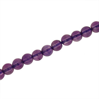 AMETHYST ROUND 6 MM - APPROX - 67 PCS