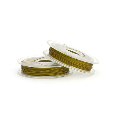 .38 MM TIGER TAIL WIRE GOLD - 10 M