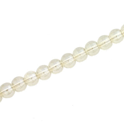 4 MM ROUND GLASS BEADS GOLDEN SHADOW - 195 PCS