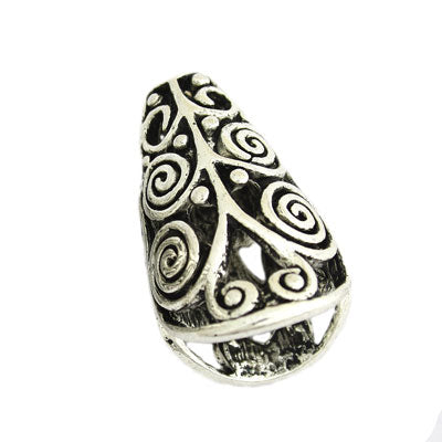 23 X 14 MM SILVER - 4 PCS