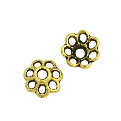 8 MM GOLD - APPROX 50 PCS