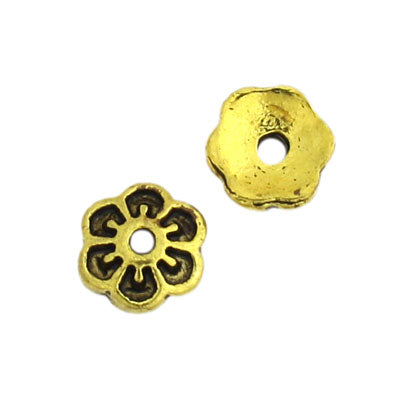 6 MM GOLD - APPROX 120 PCS