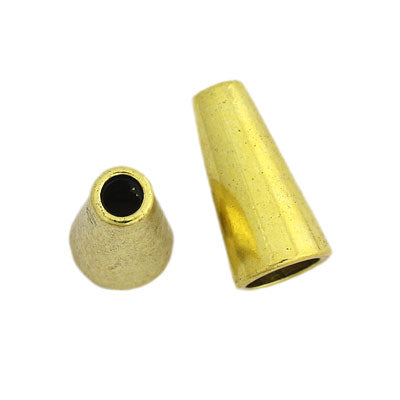 15 X 8 MM GOLD - 15 PCS