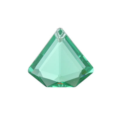 20 X 22 MM TRIANGLE TEAL - 2 PCS