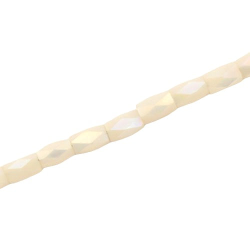 4.5 X 2.8 MM CRYSTAL BEADS IVORY - APPROX 100 PCS