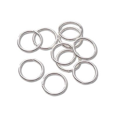 SILVER JUMP RINGS - 10 GRAMS