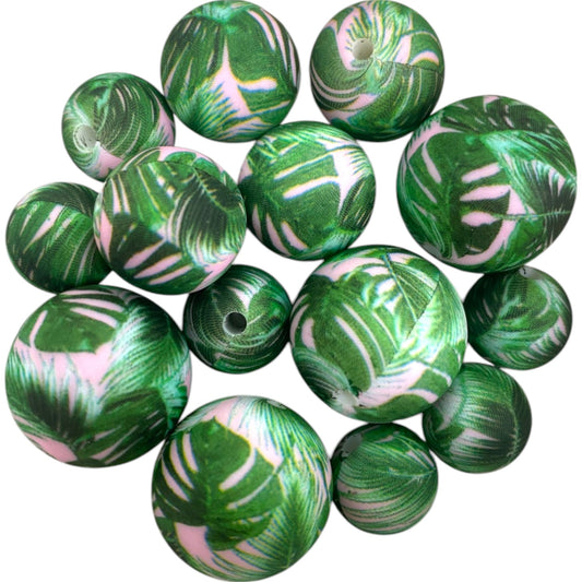 SILICONE BEADS - LEAF