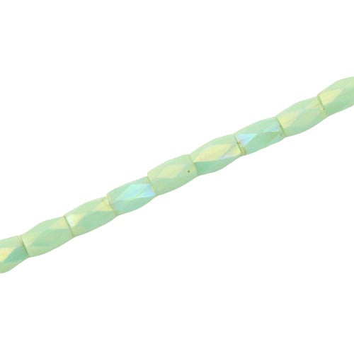 4.5 X 2.8 MM CRYSTAL BEADS MINT - APPROX 100 PCS