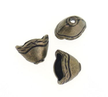 12x8mm antique bead cap 18pcs