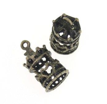 21mm antique merry go round charm 3pcs