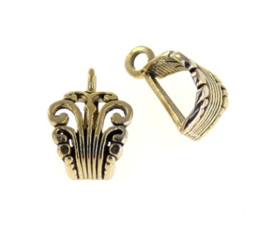 16mm gold bail 12pcs