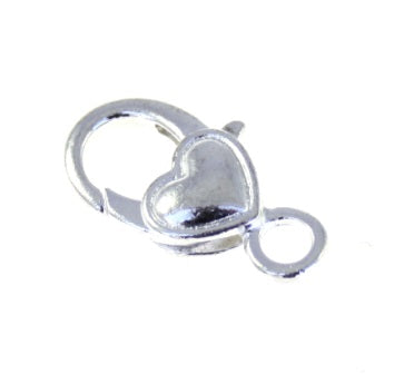 27mm silver clasp 4pk