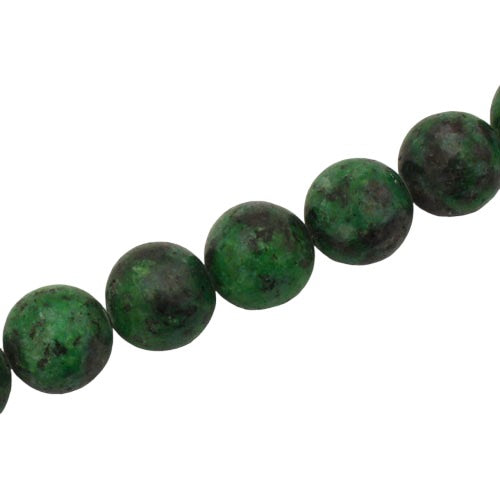 RUBY ZOISTE 12 MM ROUND BEADS - APPROX 32 PCS