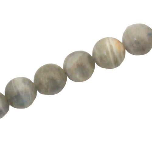 LABRADORITE 12 MM ROUND BEADS - APPROX 33 PCS