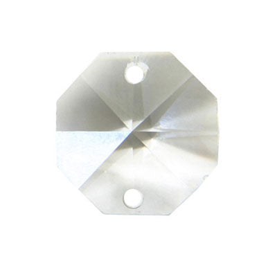 14mm crystal 2 hole octagon 8 pcs