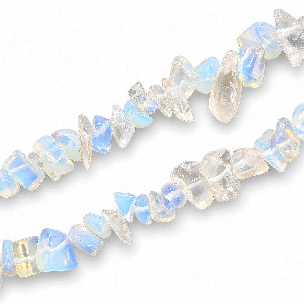 Opalite Large Chip Beads - 85cm Strand