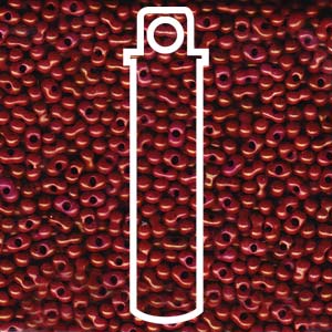 2 X 4 MM PEANUT BEADS  23GM/ TUBE - TERRACOTA