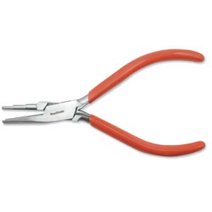 3-STEP ROUND/HOLLOW PLIER 3-4-5 MM W/SPRING RED HANDLE