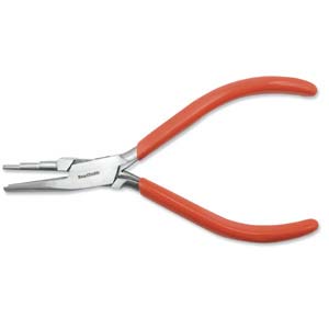 3-STEP ROUND/HOLLOW PLIER 3-4-5 MM W/SPRING RED HANDLE