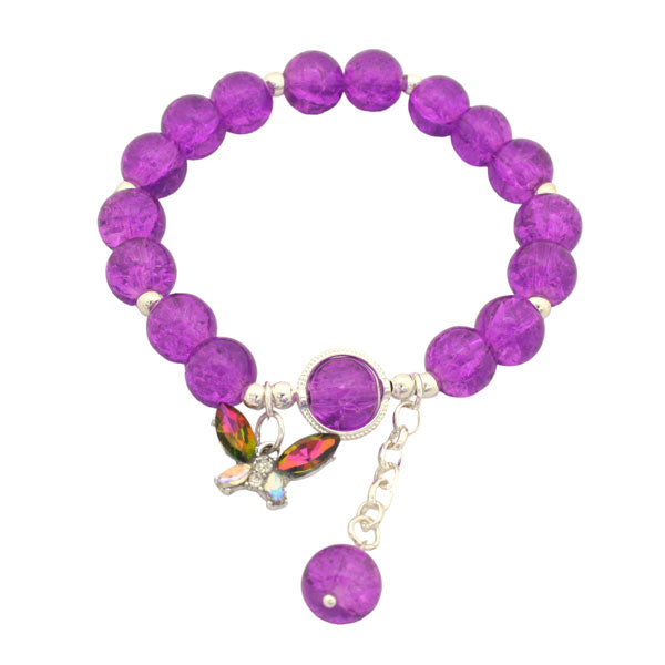 PURPLE BUTTERFLY BRACELET KIT