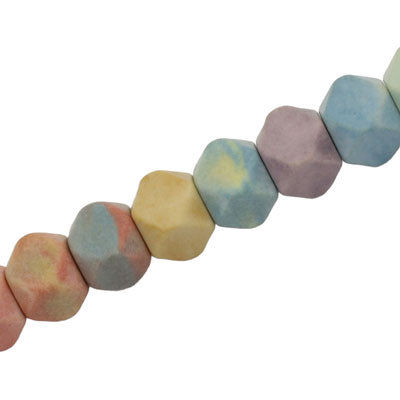RAINBOW JASPER 9 MM - 46 PCS