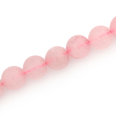 ROSE QUARTZ 14 MM ROUND - APPROX - 29 PCS