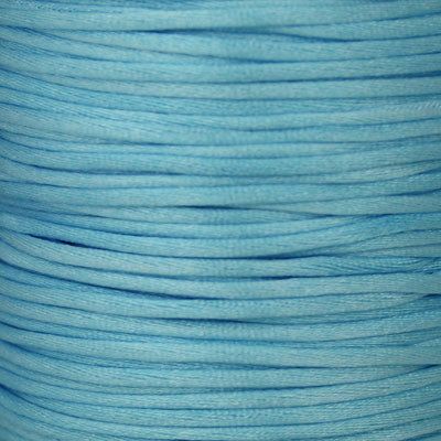RATS TAIL CORD 1.2 MM  BABY BLUE - 1 REEL / 50 M