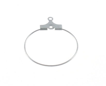 20mm silver hoop earrings pack of 26