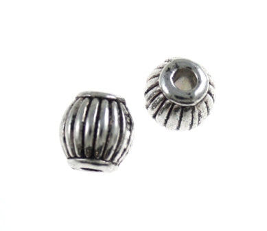 10mm silver 10 beads