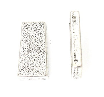 25x12mm silver 2 hole 5pcs