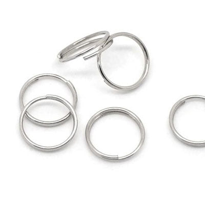 SILVER SPLIT RINGS - 10 GRAMS