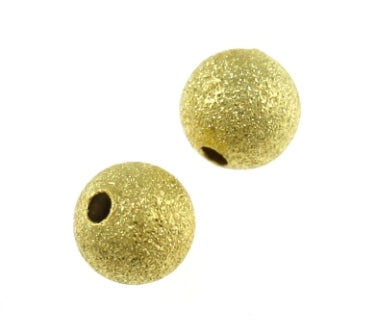 8mm gold stardust 15 beads