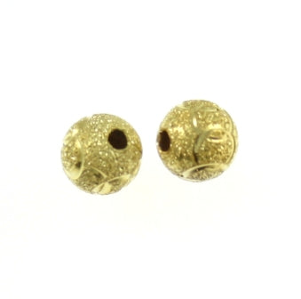 6mm gold stadust 10 beads