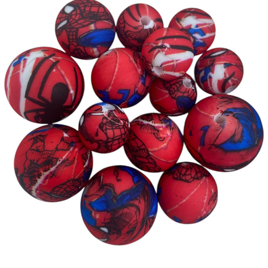 SILICONE BEADS - SUPERHERO