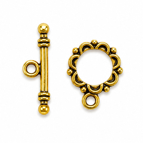 14mm Gold Toggle - 8 sets