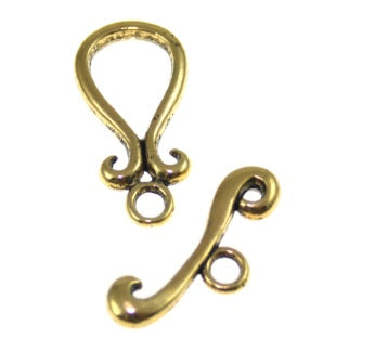 11 x 21 mm gold toggle 7 sets