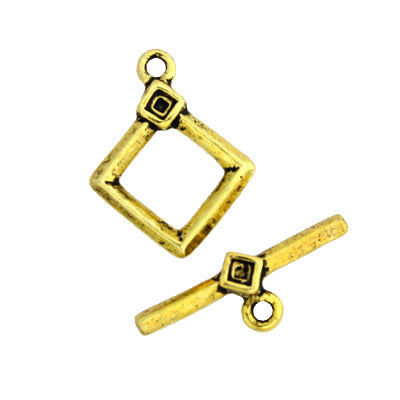 18 MM GOLD TOGGLE - 12 SETS