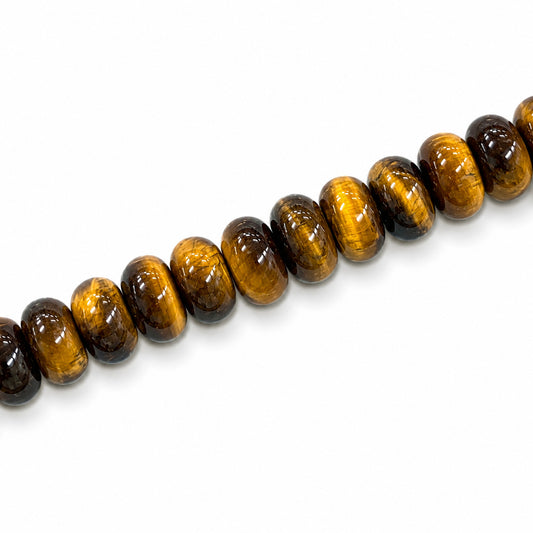 Tiger Eye 8x4.5mm Rondelle - Approx 70pcs