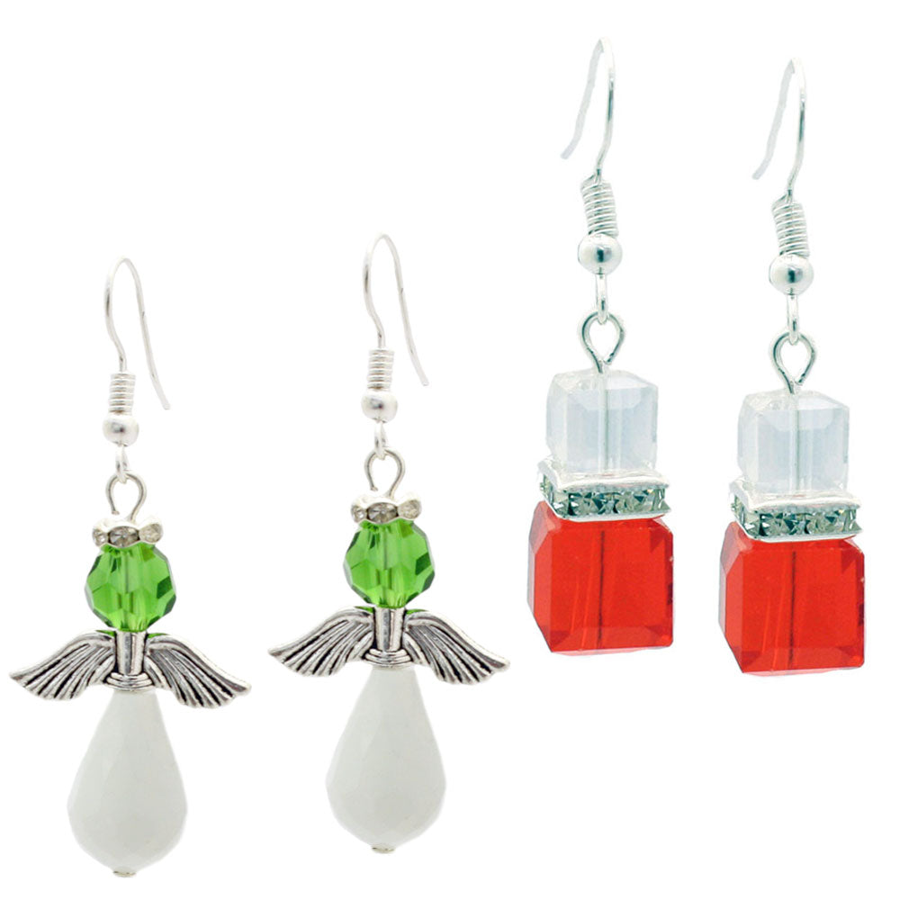 CHRISTMAS EARRINGS KIT - 2 PAIRS