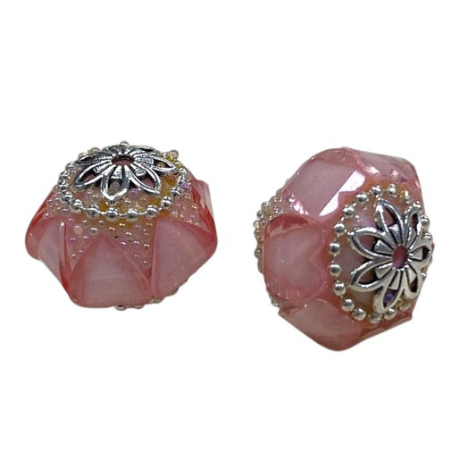 18 MM LIGHT PINK BEAD - 1 PC