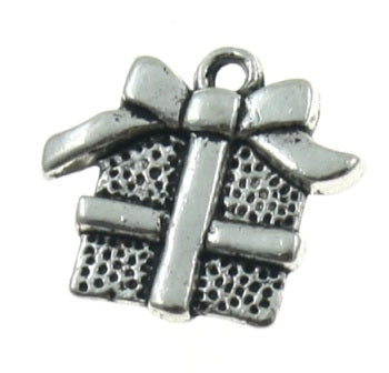 present 15 mm silver - 12 pcs