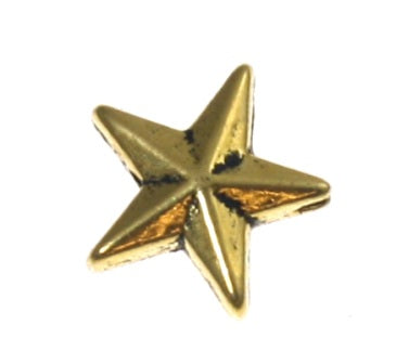 stars 12 mm gold - 12 pcs